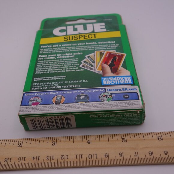 2010 HASBRO CLUE SUSPECT CARD GAME C27471 Made in USA 53569 56813 786C2C27471FB - Picture 6 of 12